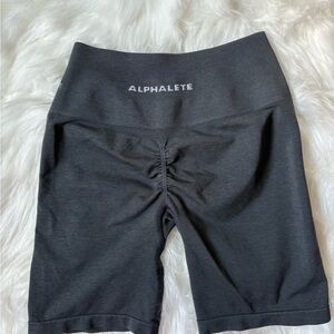 Alphalete Amplify Charcoal Bike Shorts 6.5”